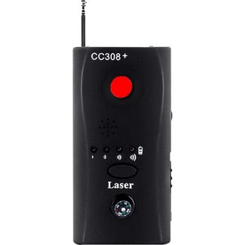 Full Range Scan Wireless Spy Camera GPS RF Bug Signal Detector Wireless Spy Camera GSM Device Tracer Finder With Compass