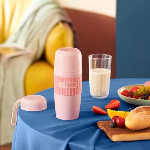 250ml Mini Soymilk Maker Filter-free Soybean Milk Machine Portable Juicer Automatic Heatable Soya-Bean Milk Rice Paste Maker