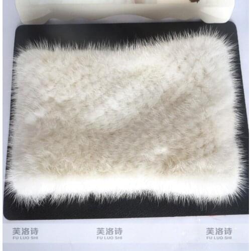 Real Mink Scarves Female Mink Fur Collars Warm Winter Scarves Collar PP1