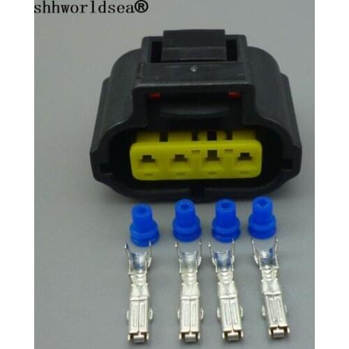 Shhworldsea 4 Pin Female Throttle Sensor Plug TPS Connector For Toyota 1JZ-GTE 2JZ-GTE Waterproof Automotive 178399-2 184046-1