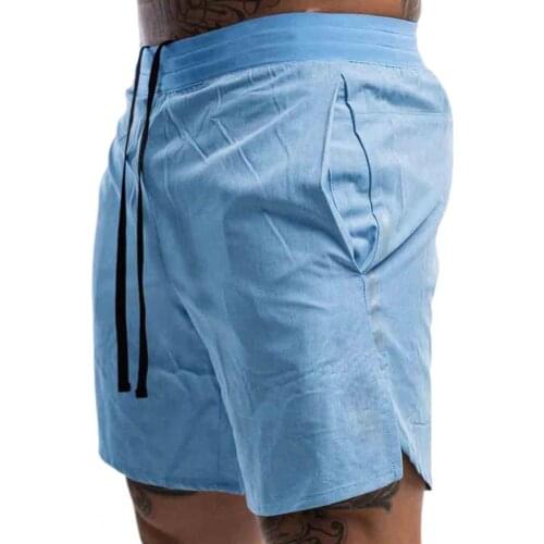 Summer Men Shorts All Match Multi Pockets Loose Male Shorts Sweatpants Comfortable Quick Dry Casual Sport Training Shorts