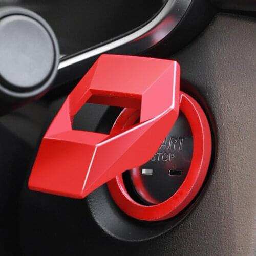 Universal Car Start Button Lid Protective Cover Automotive Interior Decoration Comfortable Car Button Cover
