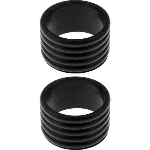 4x Black Badminton Tennis Racket Fix Ring Protector Band Overgrip Accessory