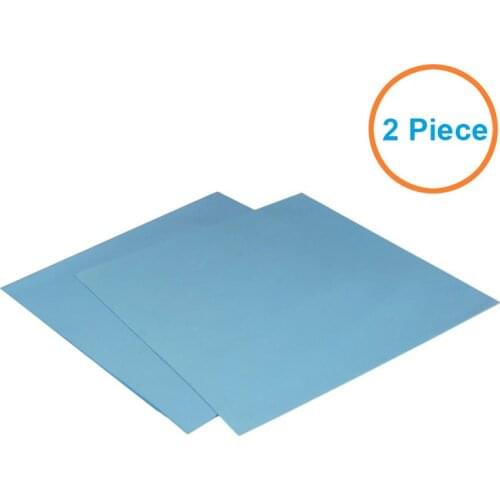 2pcs/lot 3M Premium 25mm*25mm*0.5mm GPU CPU VGA BGA Bridge Chips HeatsinkThermal Conductive Silicone Pad w/ 3M 467 MP Adhesive