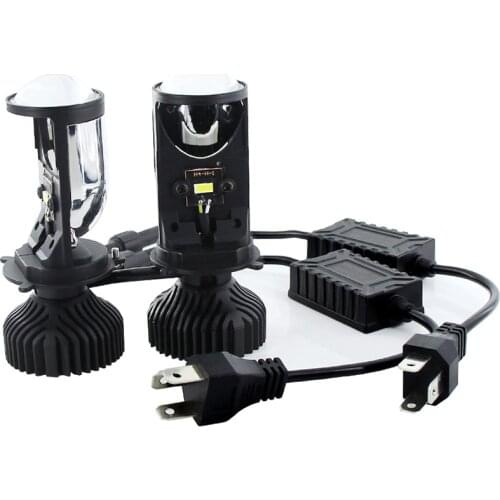 2020 Brand New T1 H4 LED Headlights Car H4 Mini Projector Lens 20000Lms 6000K DC9-32V High Low Beam Auto led lights