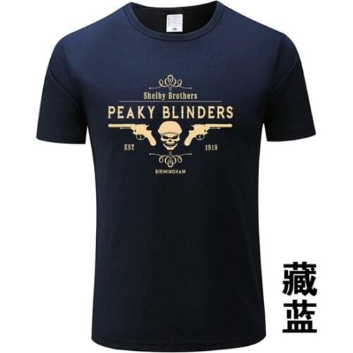 2021 Peaky Blinders Men T Shirt Shelby Brothers Round Neck Short Sleeve Tees Mens White T-Shirt Women Mens Awesome TShirt HK-55