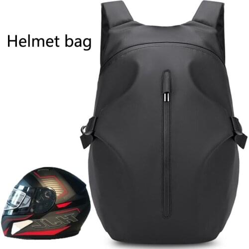 2021 new fashion trend helmet bag personality mens backpack motorcycle riding bag large capacity travel rider bag waterproof