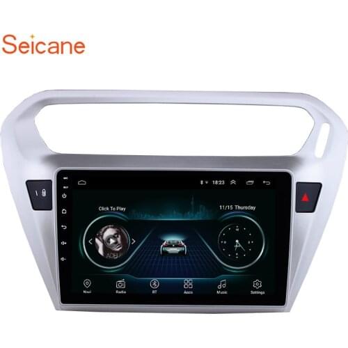 Seicane Android 8.1 9 inch Car DVD Multimedia Player For Citroen Elysee Peguot 301 013 2014 2015 GPS Wifi Support TPMS DVR USB