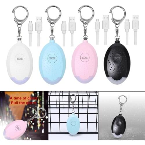 Safe Sound Personal Alarm Keychain 130db Security Emergency Siren LED Light