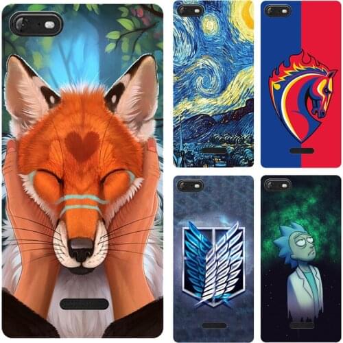 Painted Case For Wiko Tommy 3 Case Silicone Soft TPU Cases For Wiko Tommy3 Cover Wildflowers Animal Bags Etui 5.5 inch