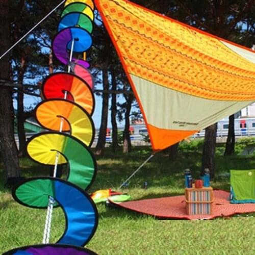 A Colorful Flags Outdoor Camping Tent Rope Decoration Products Atmosphere Decoration Kindergarten Holiday I5M2