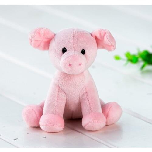 Baby Toys Mini Animal Stuffed Soft Doll Gifts Pig Piggy, 10CM