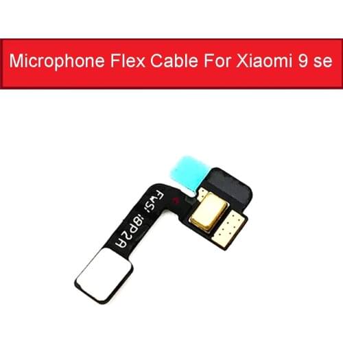 New Microphone Flex Cable For Xiaomi Mi 9 Se 9se Mic Microphone Connector Flex Ribbon Cable Replacement Spare Parts