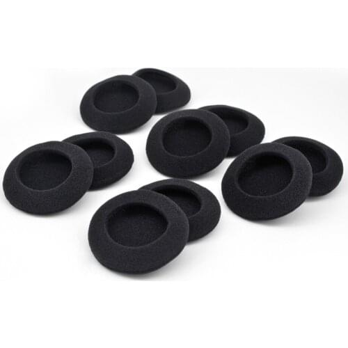5 Pairs of Sponge Ear Pads Cover Cushion Earmuffs Replacement Pillow Cups for Philips SHC 1300 shc1300 shc-1300 Headphones
