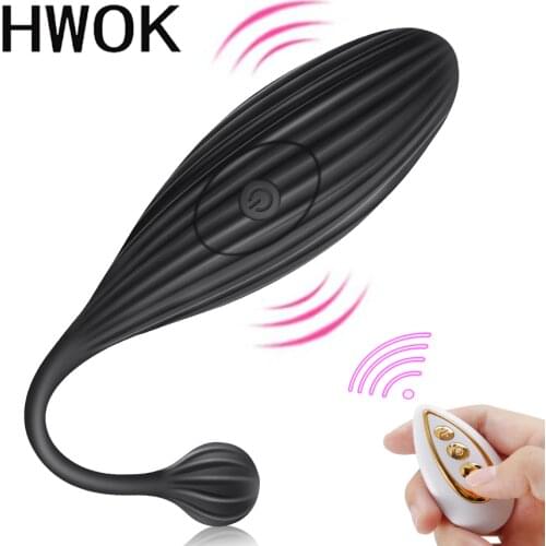 HWOK Panties Wireless Remote Control Vibrator for Women Panties Vibrating Egg G Spot Clitoris Adult Sex toy Female Masturbator