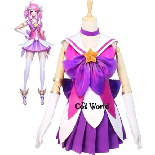 LOL the Lady of Luminosity Lux Uniform Dress Sailor Suit Outfit Cosplay Costumes