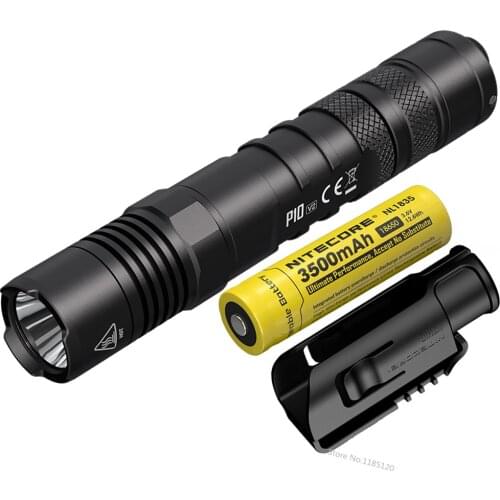 NITECORE P10 V2 Vision Powerful Upgrade Flashlight XP-L2 V6 White Light max 1100 Lumen beam throw 201 m Outdoor Sports Torch