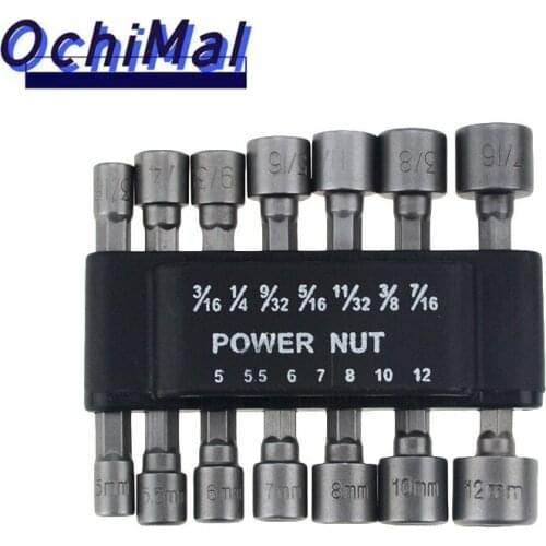 14pcs Hex Handle Wrench Screwdriver Set Bit Set For Electric Screwdriver Hand Tools Power Nut Driver Set Socket Adapter