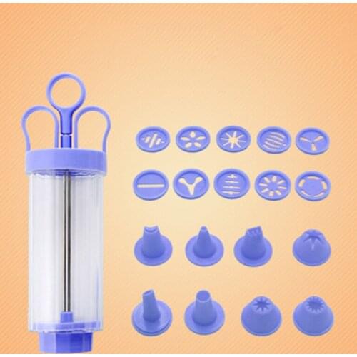 Kitchen Gadgets DIY Cake Decoration Tool Set 8Pcs Cream Nozzle with 1pcs Cream Gun Baking Accessories Flower Pattern Modelling