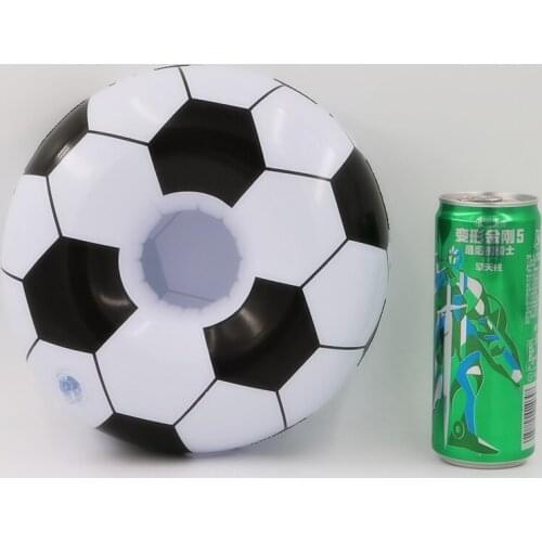 Inflatable Cup Holder Football Drink Holder Swimming Pool Float Bathing Baby pool Toys Party Decoration Bar Coasters Holder