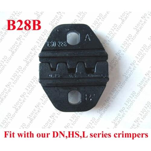 B28B crimping dies jaws set for open barrel terminals dupont connector