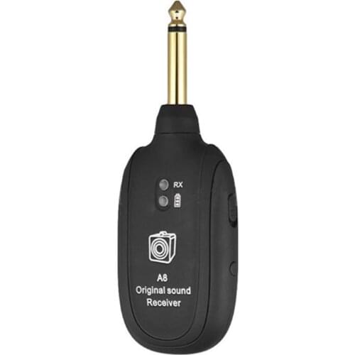 Hot Wireless Guitar Transmitter Receiver System Rechargeable Battery with 50M Transmission Range DO2