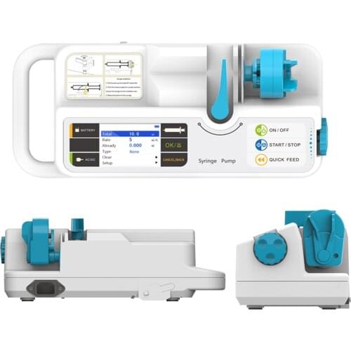 Portable Digital Syringe Pump SP950 Infusion Pump Real-time alarm Large LCD Display Electric Medical Syringe Pump