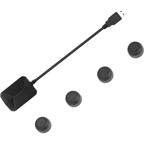 Tire Pressure Alarm Digital Display USB Car TPMS Tire Pressure Monitor Alarm System With 4 External Sensors for Android system