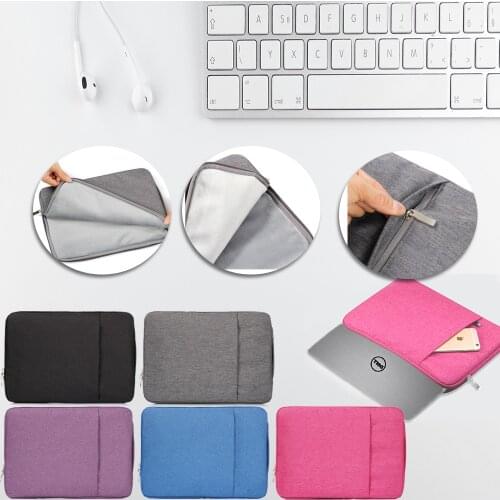 Portable Laptop Bag for Dell Latitude/Precision 5510 5530/Vostro/Vostro 14/XPS 11 12 13 14 15 Business Solid Color Computer Bag