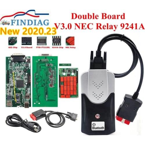 Multidiag Pro+ V3.0 Car Truck Generic Auto Diagnostic Tool Double Board NEC Relays 9241A DS150 TCS 2017 R3/2016 R1 USB Bluetooth