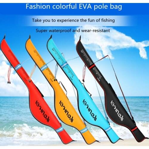 Waterproof portable foldable fishing rod fishing rod bag fishing gear tool bait storage container portable large capacity