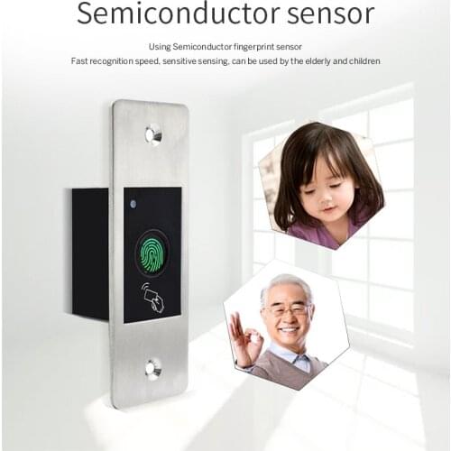 Waterproof Embedded Fingerprint access control 800 fingers and 3000 card user 125KHz EM Cards / waterproof IP66