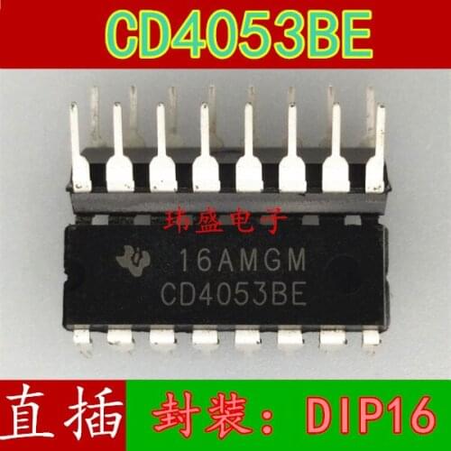 10pcs CD4053BE HEF4053 DIP-16