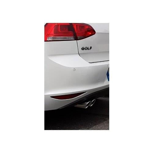 2pcs Accessories Exhaust Tip Muffler Pipes Auto Car Muffler Covers for VW CC 2012 2013 2014 2015