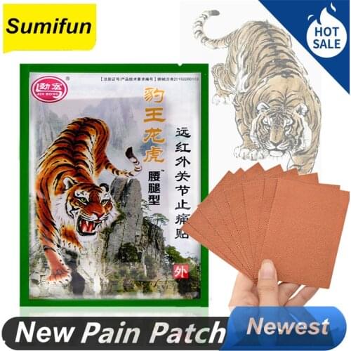 56 Pcs Tiger Plaster Patches Joint Relief Pain Relaxtion Herbal Heating Sticker Chinese Herbs Medical Plaster Tiger Plaster