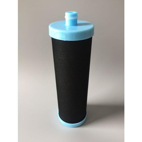 8“ Plug-in Compressed Activated Carbon Filter/Chemical free filter replacement/Carbon filter candle for tap water purifier