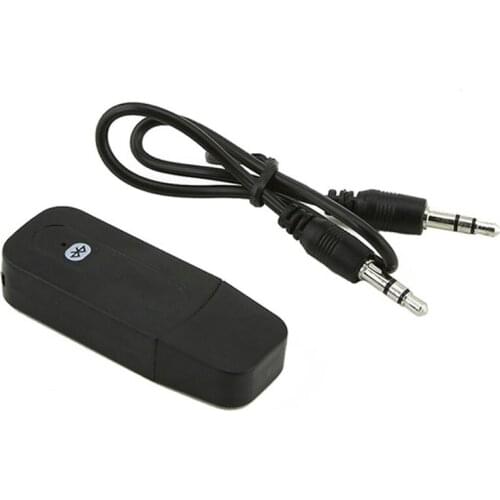 Bluetooth Receiver A2DP Dongle Stereo Music Audio Receiver Wireless USB Adapter for Car AUX Android/IOS Mobile Phone 3.5mm Jack