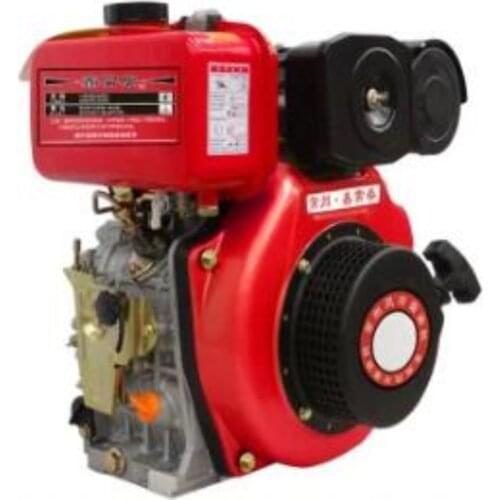 Fast Shipping Rachis shaft Diesel Engine Electric Start 186FE 10HP air cooled