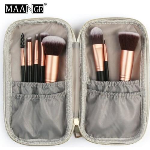 Dropship Professional Portable Cosmetic Makeup Brush Bag Fashion Marble Case Beauty Brush Bag Makeup Brush Storage Bag
