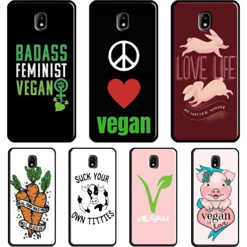 Veganism Vegan Quote Phrase For Samsung Galaxy J3 J5 J7 2016 A3 A5 2017 A6 A8 J4 J6 Plus J8 J2 Core 2018 Phone Cover