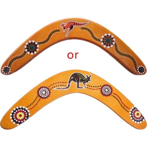 Wooden Boomerangs - Safe Kids Boomerang for Light to NO Wind Throwing