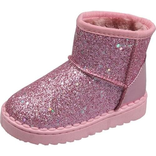 Childrens Casual Martin Boots, Warm Snow Shoes For Boys And Girls, Fashionable, Autumn And Winter, Rubber Boots For Children