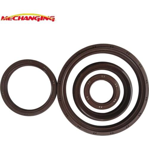 For TOYOTA LANDCRUISER COASTER DIESEL ENGINE 1HZ 1H-Z 4pcs Crankshaft Oil Seal Auto Parts Engine Gasket 90311-95008