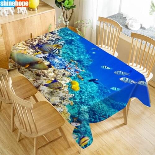 Europe Tablecloth Underwater Dustproof Dinner Table Cloth Rectangular Wedding Decoration Table Cover Home Textiles