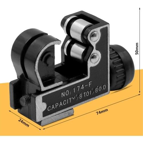 Mini Pipes Cutter Adjustable Tube Hose Tubing Cutting Tool for 3-28mm Copper Aluminum Plastic Pipes