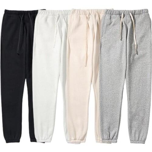 Men Women Autumn Solid Color Drawstring Ankle Tied Loose Sports Pants Trousers 2021 Pants Men Joggers Sweatpants High Quality