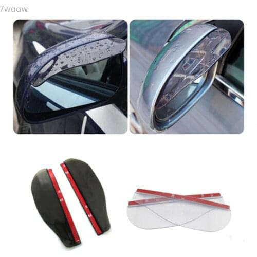 1Pair Car Back Mirror Eyebrow Rain Cover For Ford Focus 2 3 4 Mondeo Fusion Kuga Ecosport Fiesta Falcon EDGE EVOS