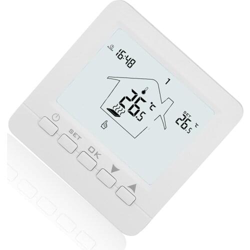 Wall-Hung Gas Boiler Heating Temperature Programmable Thermostat