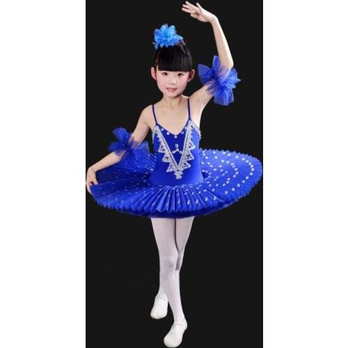 New Girls Gymnastic Leotard Ballet Dancing Dress White Swan Lake Costume Ballerina Dress Kids Ballet Dress Children Ballet Tutu