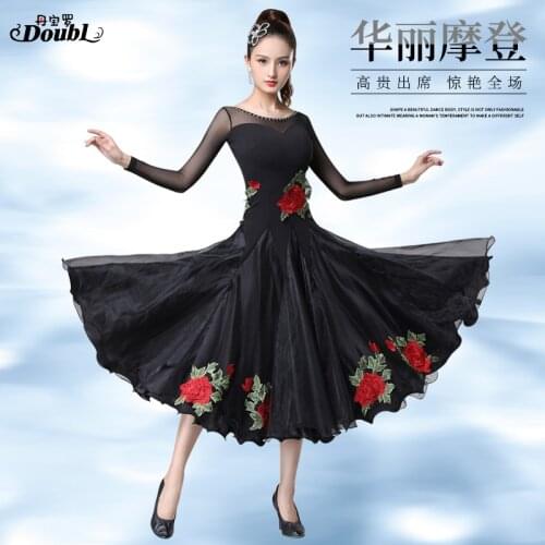 New Standard Dance Dress fashion Modern Dance Competition dress Performing Dress Waltz Ballroom Dance Exercise costumes